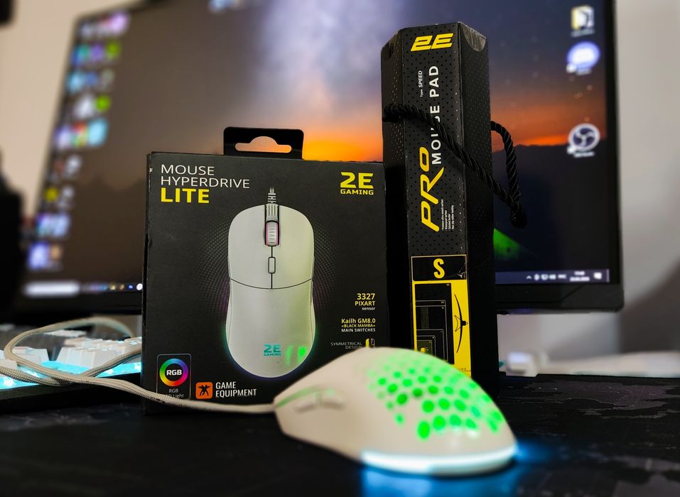Мышка + коврик 2E gaming [оригинал]