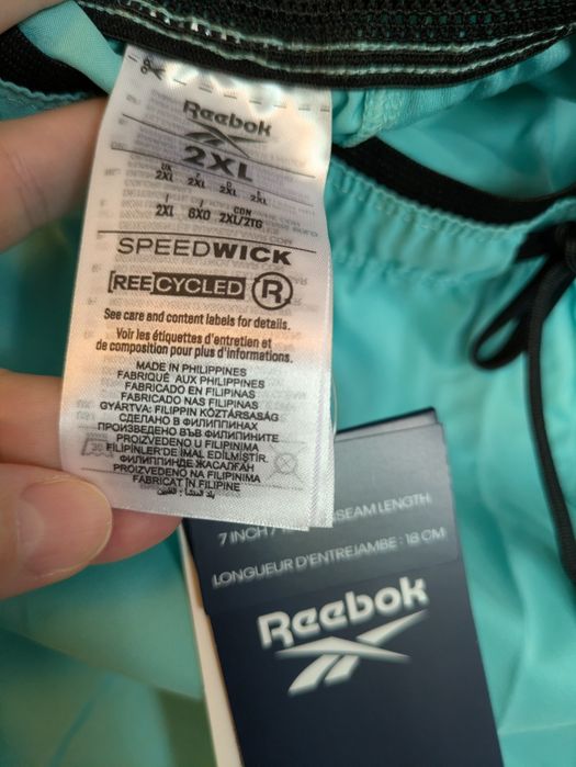 Pantaloni scurti de baie, xxl, Reebok