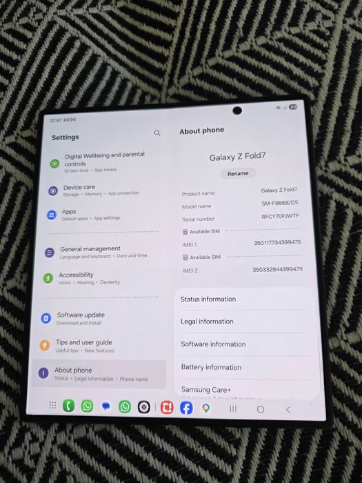Samsung Galazy Fold 7