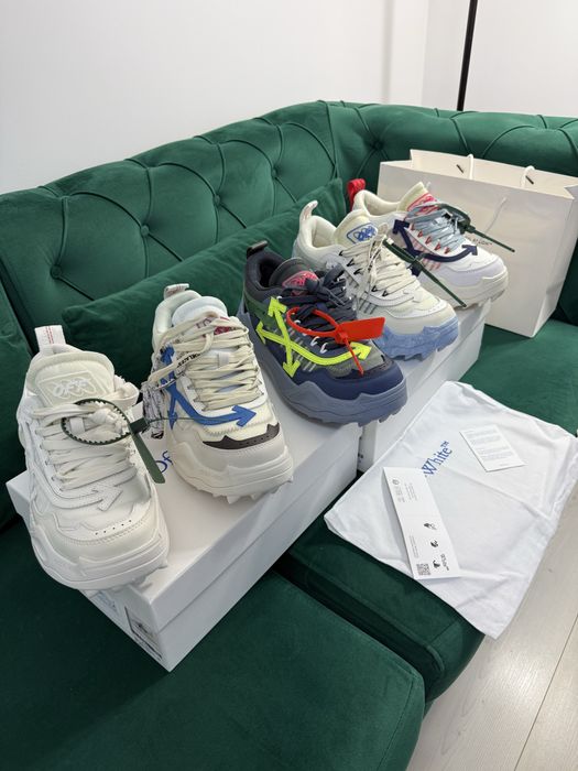 Adidasi Off White ODSY piele naturala 100% Full Box Premium