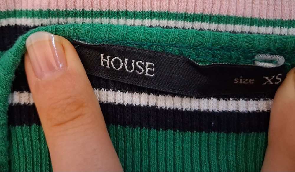 Къс раиран топ House (XS)