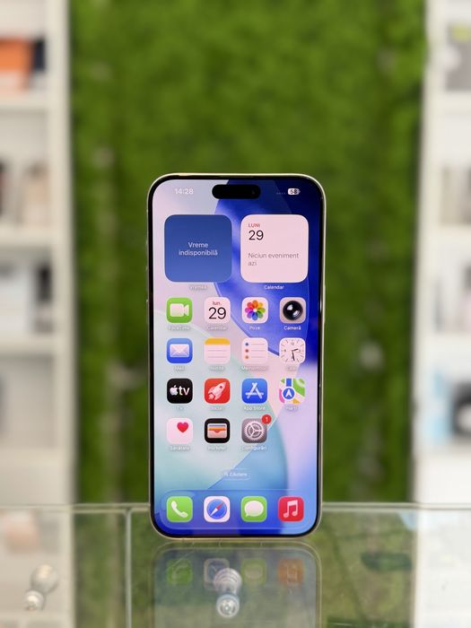 iPhone 15 Pro Max 256Gb White/Baterie100%%/Garantie 12 luni @atsgsm.ro