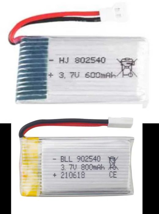 Новые аккумуляторы для дронов и др. 600, 800, 1800 mAh 3.7V 4 варианта
