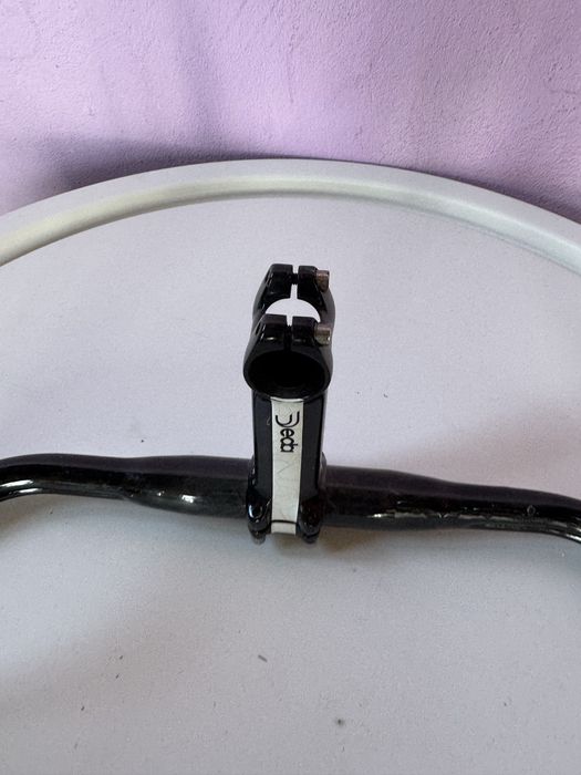 Ghidon cursier + pipă Deda din aluminiu – pentru bicicletă de șosea