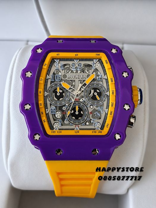 INVICTA Racing Nitro purple 44 mm, Инвикта нов мъжки часовник