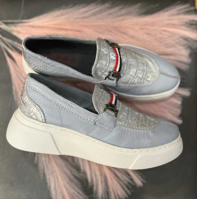 Сникърси /мокасини естествена кожа