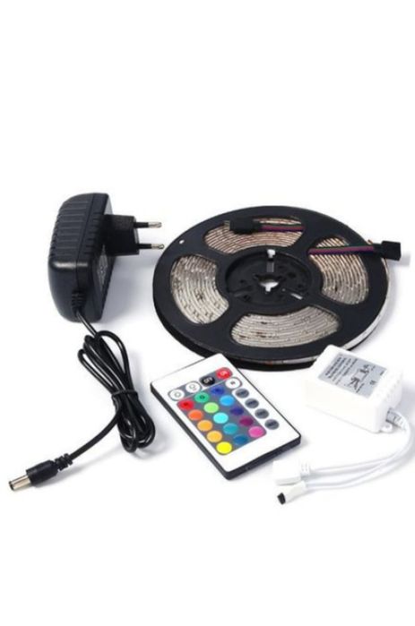 Banda Led Strip 5M RGB cu telecomanda,Nou!