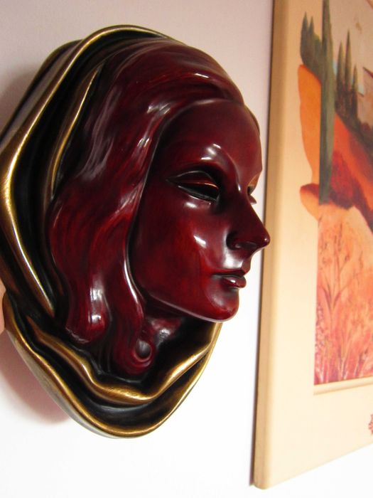 cadou rar Maria Madonna , Achatit handmade Hans Schirmer 1960