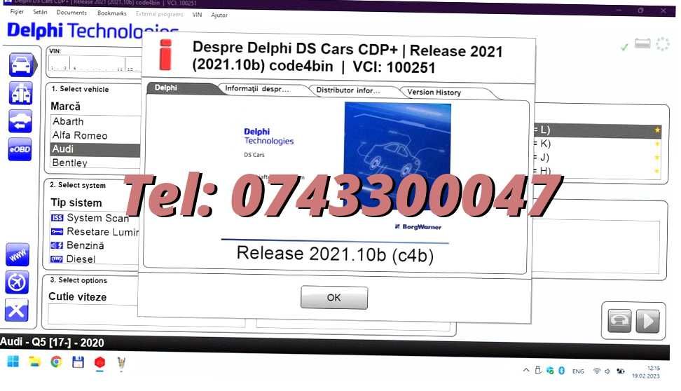 Instalare Delphi 2021 Autocom 2021 Autodata Stakis 2018 Haynes Pro