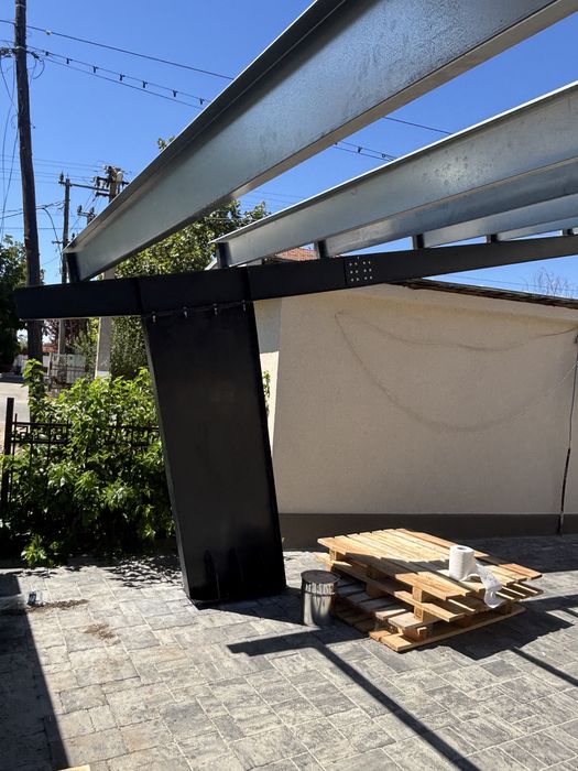 Carport fotovoltaic parcare auto