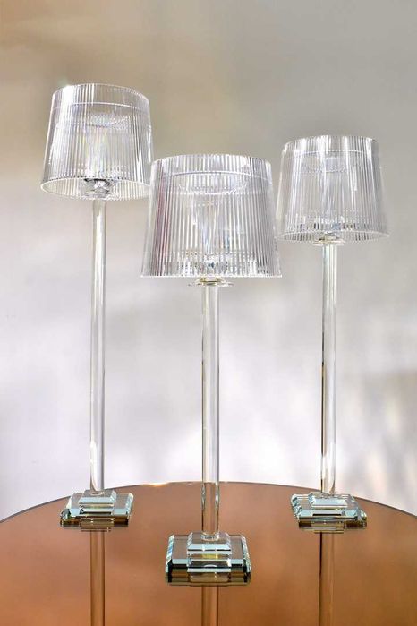 Sfesnic sticla/acril Lamp 3/set HoReCa, ballroom, evenimente
