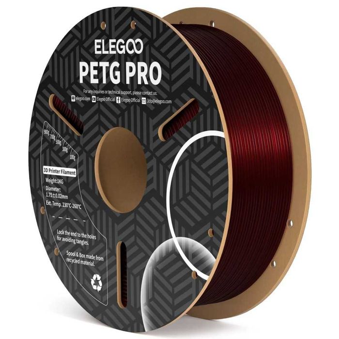 PETG PRO, PLA+ , PLA  3D Filament FDM / 3Д Филамент ELEGOO