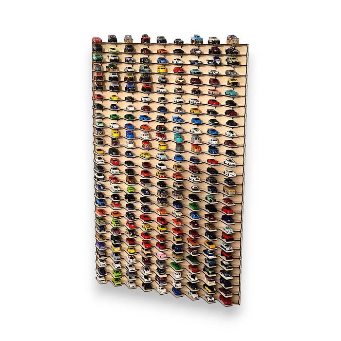 Raft la 45 grade pentru 252 de mașinuțe hot wheels matchbox