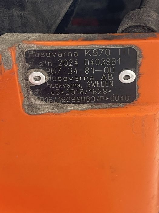 Husqvarna k 970 drujba taiat beton metal disc 400 cm