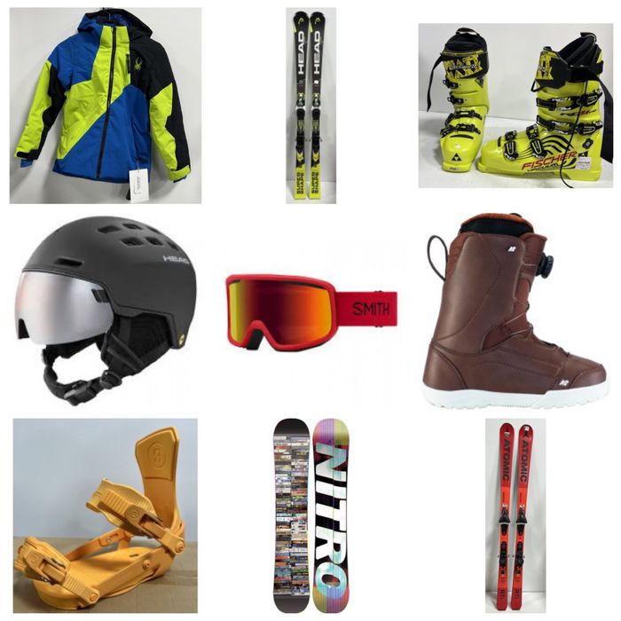 Echipamente de schi si snowboard ski clapari boots casti