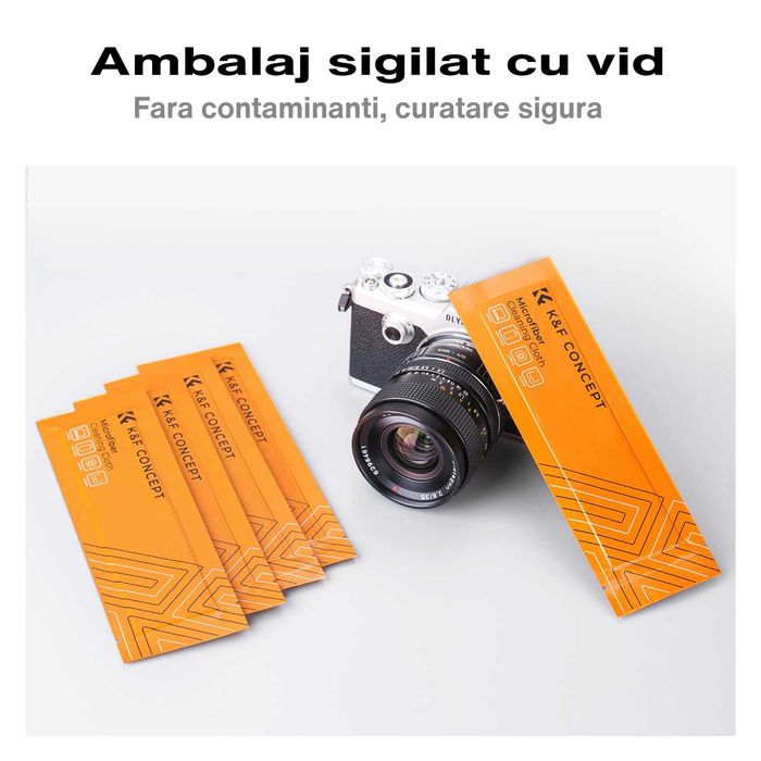 Lavete din Microfibra K&F Concept Servetele pentru optică fină - 10buc