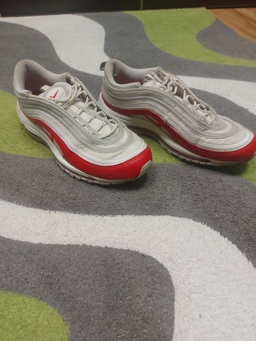Nike air max 97 red and white