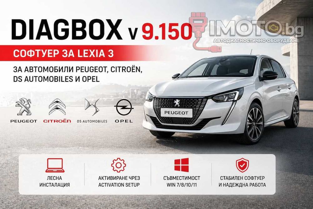 Diagbox 9.150 2023 Софтуер за Lexia 3 Full Chip
