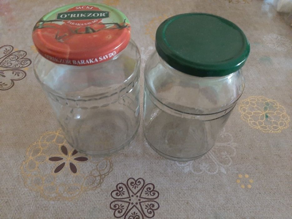 Продаются банки 1 л, 0,7 л, 0,5 л