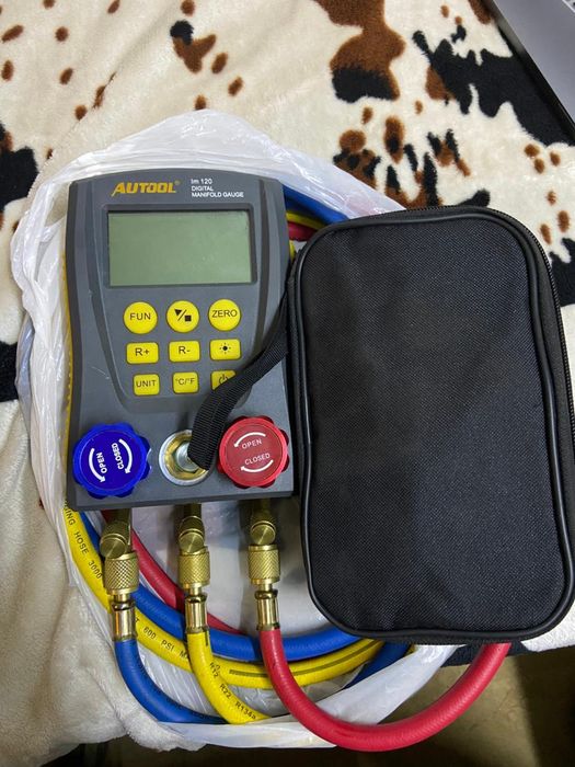 Манометр для заправки кондиционеров и холодильного оборудования