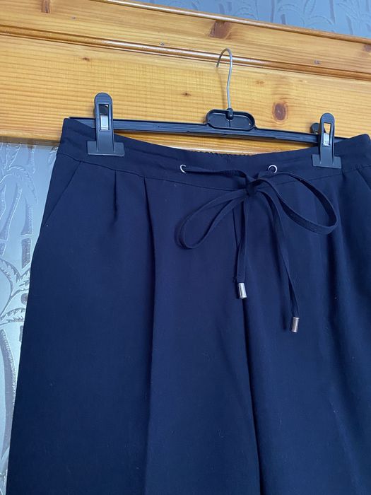 Pantaloni sport-elegant la dunga, bleumarin, albastru închis-negru, Zara, marimea XS
