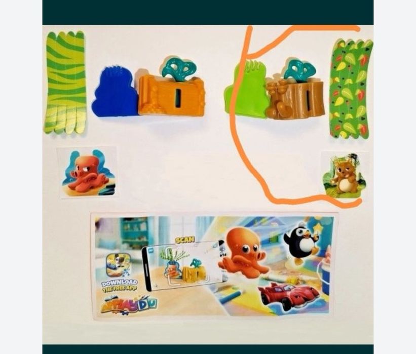 Киндер игрушки из разных серий