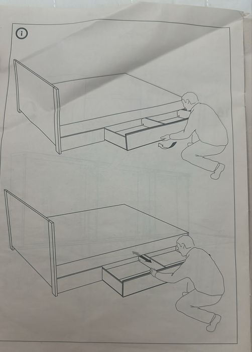 Кровать IKEA, полуторка.