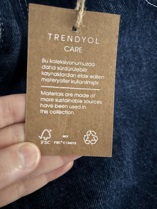 Fusta de blugi Trendyol