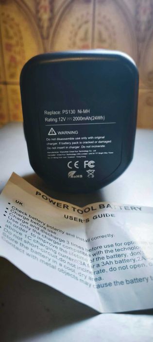 Батерия 12V PS130 2000mAh за винтоверт бормашина Black & Decker – нова