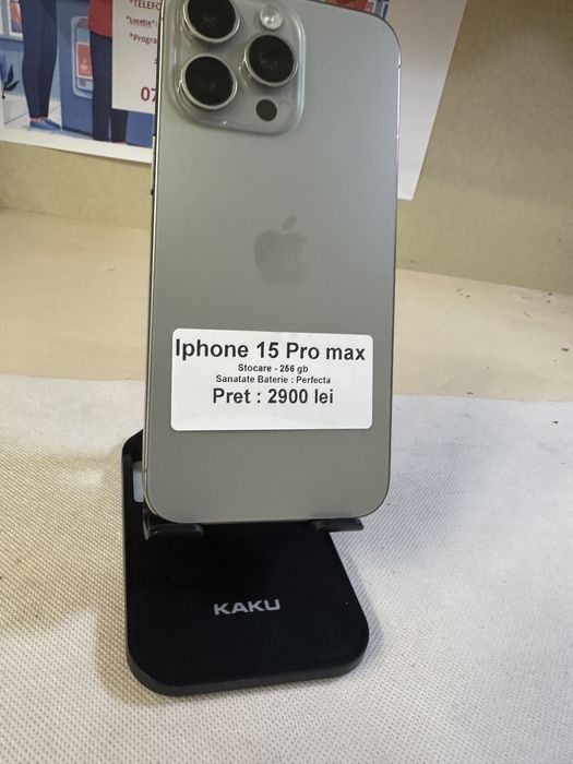 Iphone 15 pro max / 256 gb / garantie