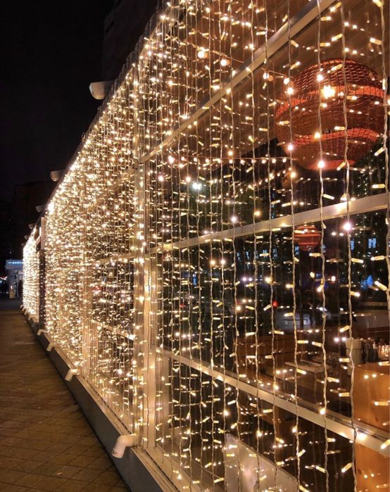 Уличные новогодние гирлянды