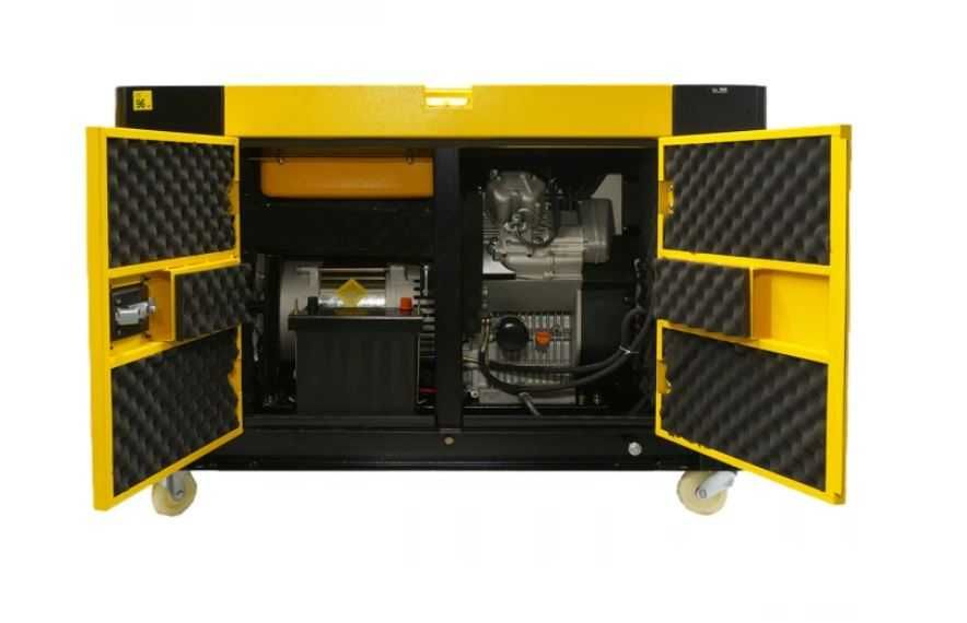 ПРОМО 12% Комбиниран дизелов трифазен/мoнофaзен генератор 12 kW ATS