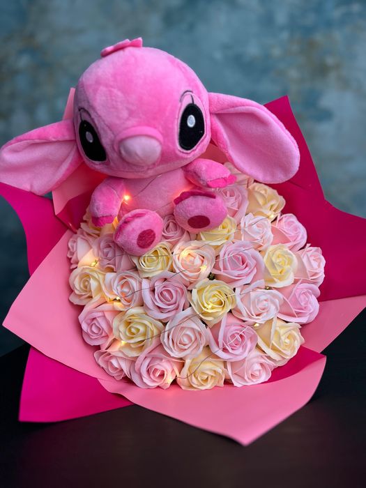 Buchet Stitch diverse modele trandafiri sapun