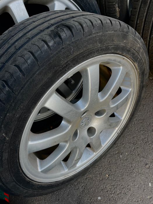 Jante aliaj Peugeot 206 R16 + anvelope 205/45/R16 – set 4 buc