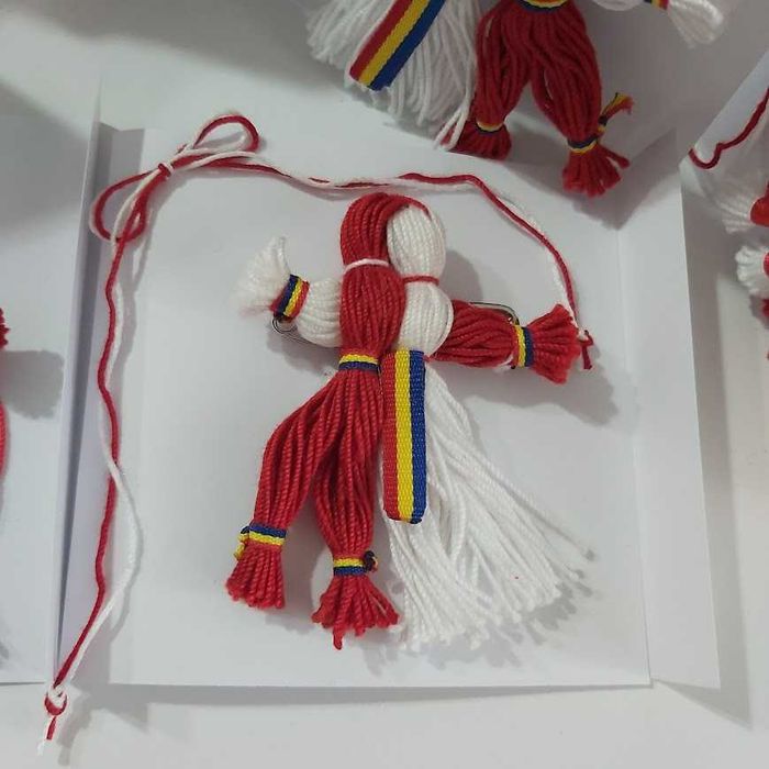 Mărțișor perechi fire bumbac