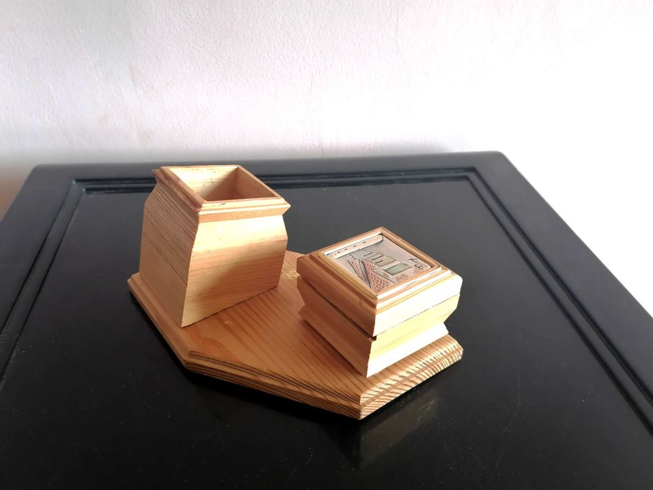 Аксесоар За Бюро Със Сребърна Декорация 0.925