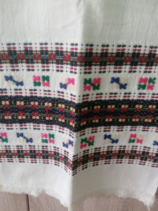 Stergar/prosop traditional, tesut la razboi