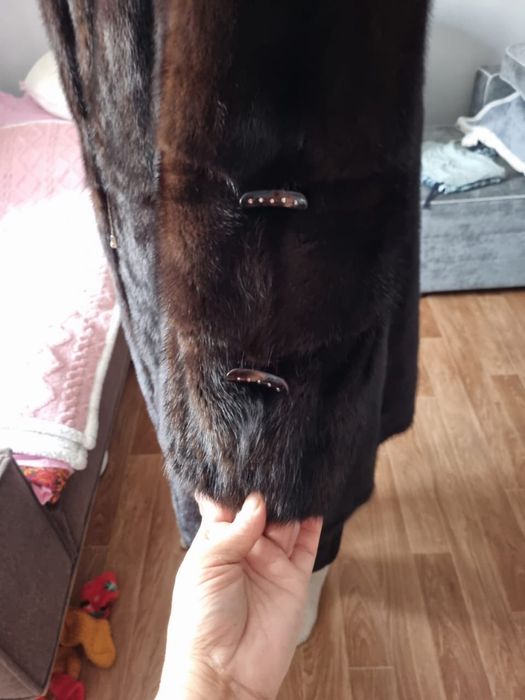 Шуба норковая длинная