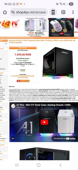 De vanzare Mini PC Gaming i5