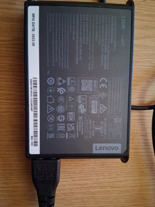 Alimentator laptop Lenovo .20 v, 6,75A, 135w