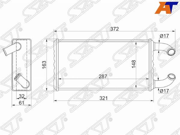 Радиатор отопителя салона Toyota Estima