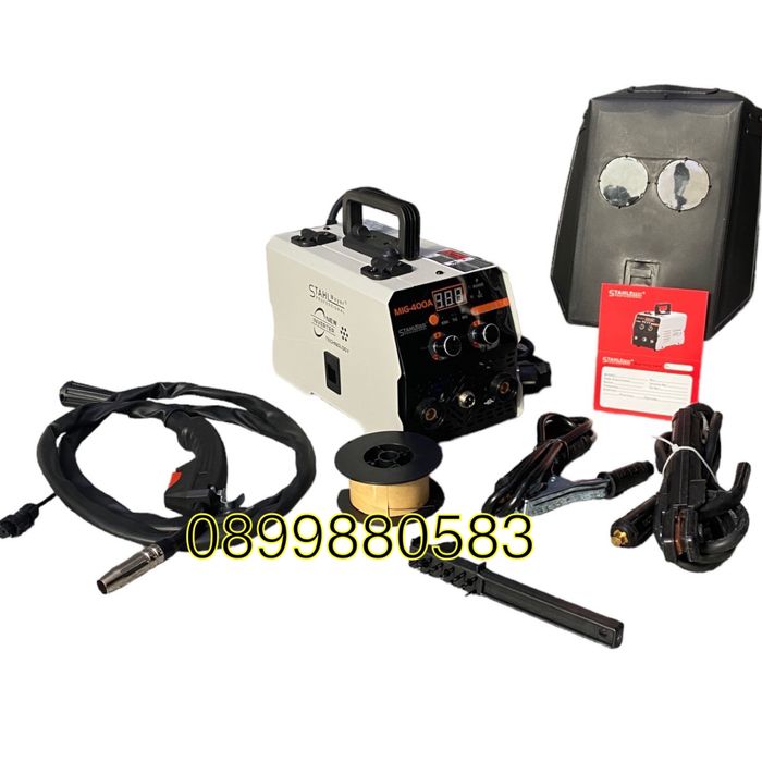 Телоподаващ апарат MIG, MAG, MMA за заваряване без газ 400А
