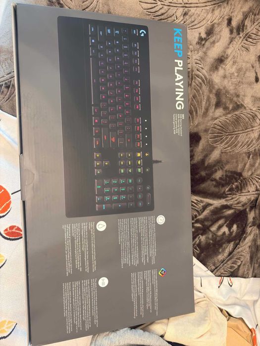 TASTATURA LOGITECH Gaming USB, iluminata, black G213 Prodigy