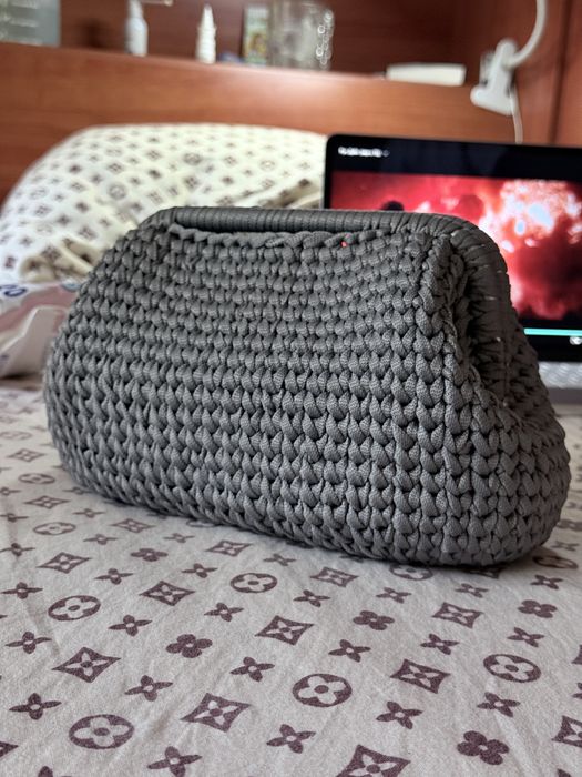 Клатч ридикюль, сумка как из Pinterest , вязаная