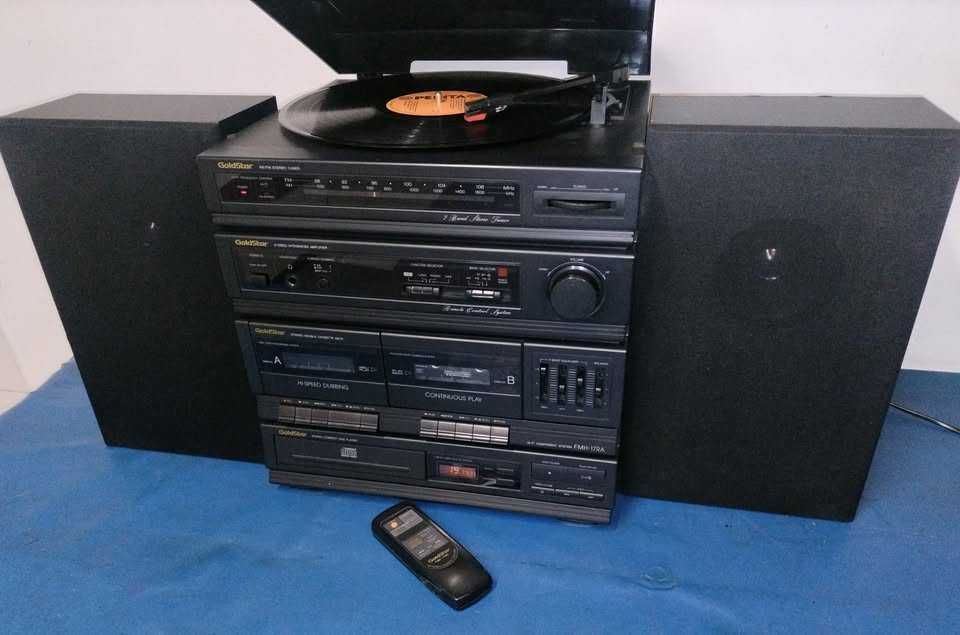 Combina audio GOLDSTAR radio picap cd casetofon