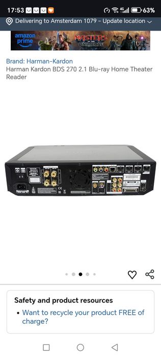Harman Kardon Blueray BDS 270