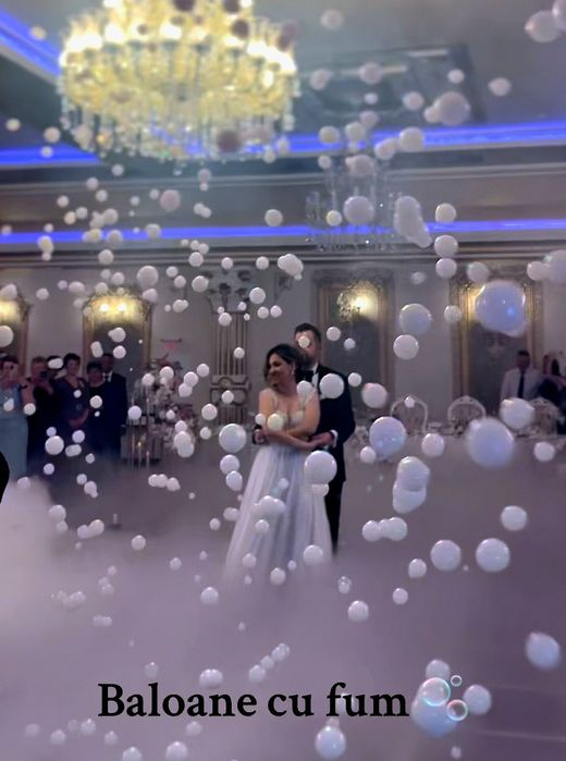 Baloane de sapun cu Fum - Fum Greu - Sparkulare - Nunta - Dans Miri