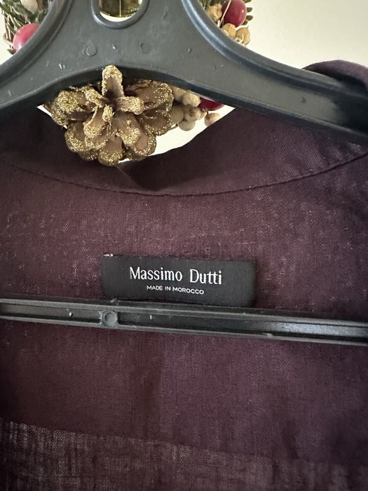 Massimo dutti рубашка лён