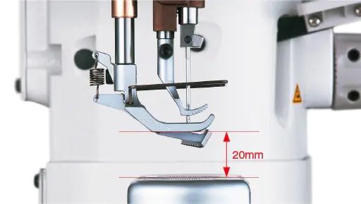 Masina de cusut cu triplu tr coloana 2 ace Juki PLC 2760 full automata