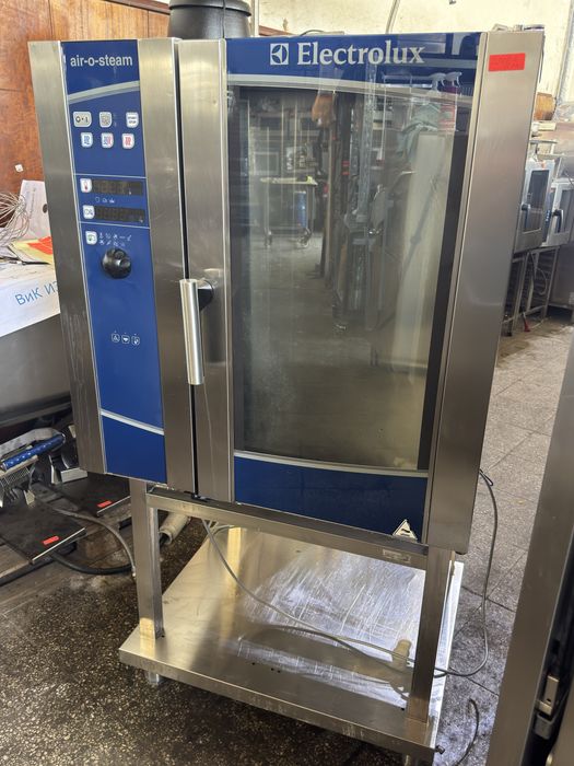 Професионален Газов Конвектомат Electrolux air-o-steam 10x GN 1/1 на Стойка